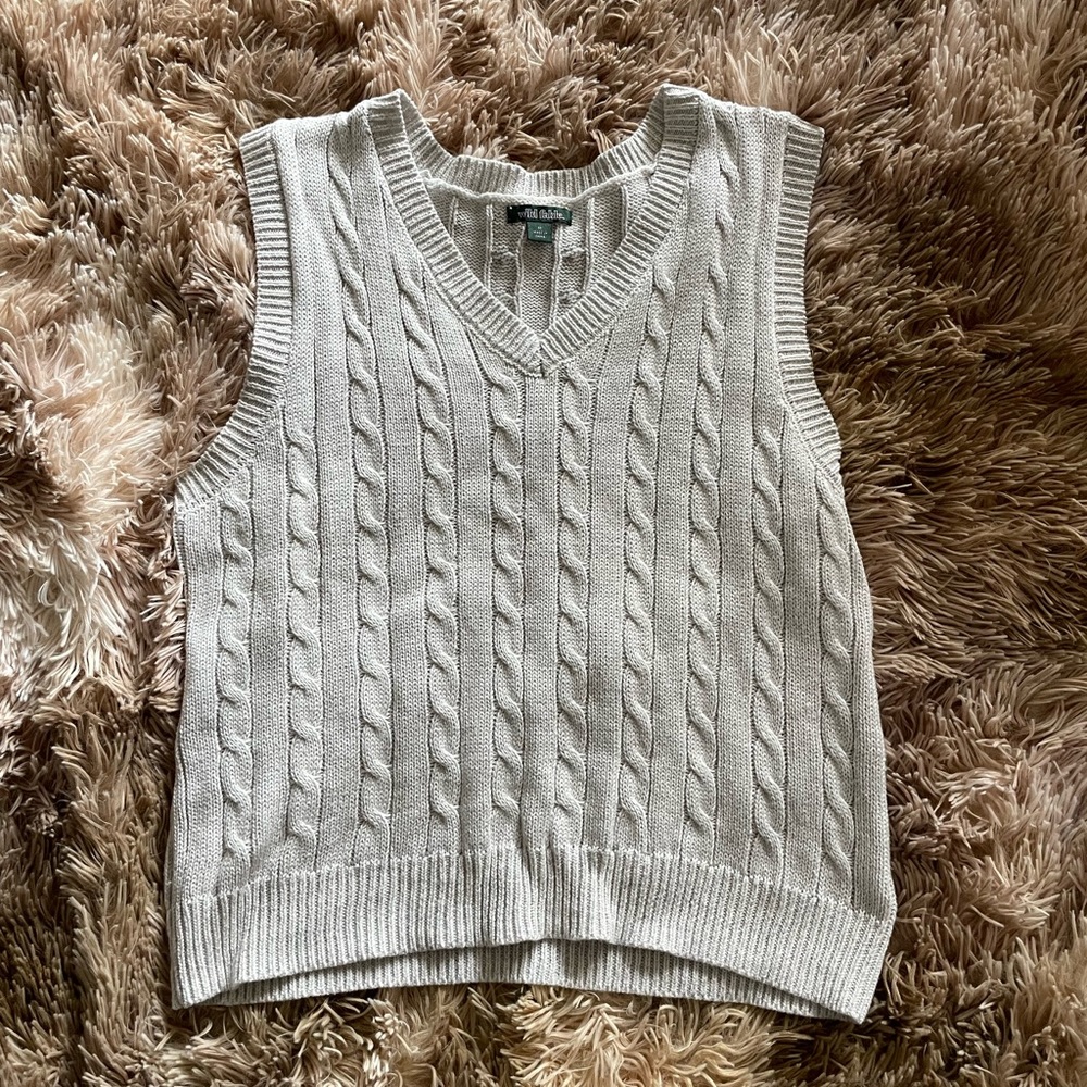 Gray Sweater vest